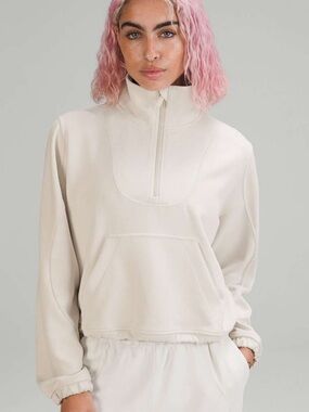 Lululemon Brushed Softstreme Ribbed Half-Zip